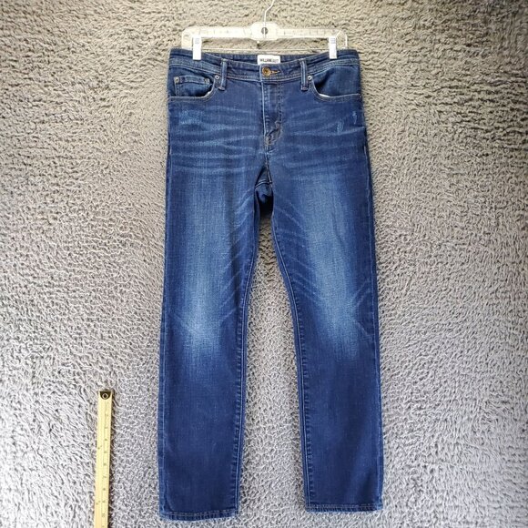 William Rast Jeans Mens 32x30 Blue Dean Slim Straight Stretch Denim 5-Pocket - Picture 1 of 13